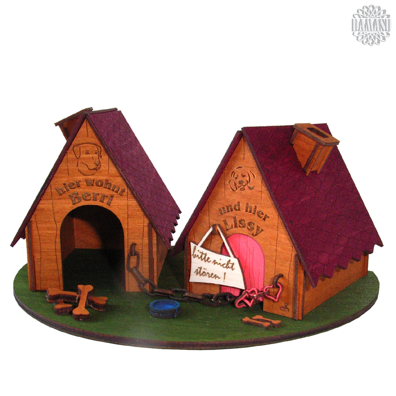 R&auml;ucherhaus Hundeh&uuml;tte f&uuml;r zwei