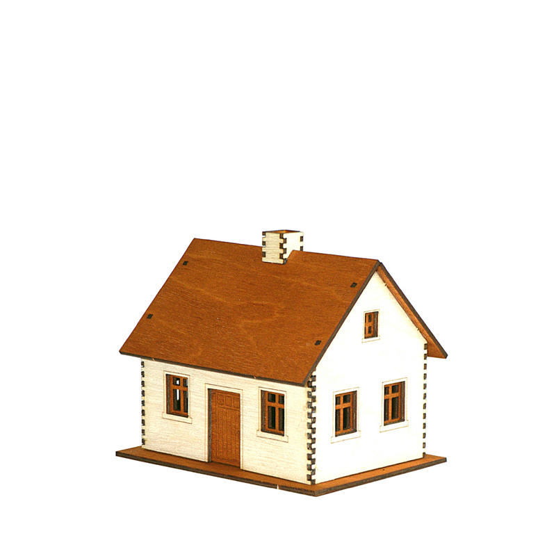 Räucherhäuschen Bauernkate klein farbig Bausatz Holzbastelset Räuchermann Bauernkate DAMASU Bastelsatz basteln Lichterhaus Holzbausatz Kunstgewerbe Räucherhaus Bastelset selber bauen Holzkunst Erzgebirge Seiffen Volkskunst selber machen erzgebirgische Räuchermännchen Haus