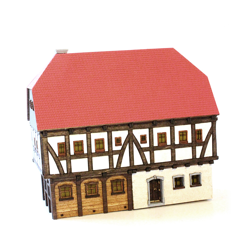 Räucherhaus selber bauen Lausitzer selber machen Holzbausatz Modellhaus Kunstgewerbe basteln Bastelset Umgebindehaus Holzbastelsatz Seiffen Holzkunst Modellbausatz erzgebirgische Lichterhaus Haus Volkskunst Holzbastelset Bastelsatz Bausatz DAMASU Erzgebirge 