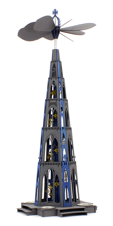 Weihnachtspyramide Stilpyramide Gotik erzgebirgische Bastelset Gründerzeit Stilpyramide DAMASU Architekturstil Bastelpyramide Holzbastelset selber bauen Volkskunst selber machen Gründerzeitpyramide Weihnachtspyramide Seiffen 1900 basteln Bausatz Holzbausatz Historismuspyramide Erzgebirgspyramide Erzgebirge Selbstbaupyramide Pyramide Gotik Kunstgewerbe Bastelsatz Gotikpyramide Holzkunst Ganzjahrespyramide