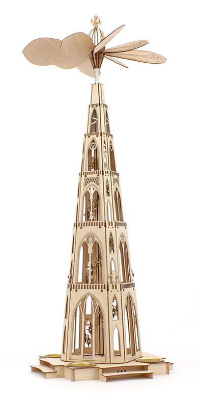 Weihnachtspyramide Stilpyramide Gotik Architekturstil Erzgebirge Volkskunst Seiffen Gotik Holzbausatz selber bauen Historismuspyramide basteln Ganzjahrespyramide selber machen Bausatz Kunstgewerbe Bastelset Pyramide Selbstbaupyramide erzgebirgische Weihnachtspyramide Gründerzeit DAMASU Gotikpyramide 1900 Holzkunst Holzbastelset Gründerzeitpyramide Stilpyramide Bastelpyramide Erzgebirgspyramide Bastelsatz