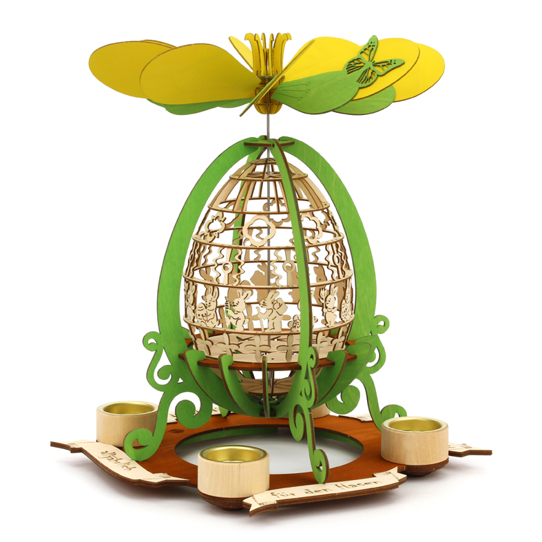 Ostereipyramide Erzgebirge Kunstgewerbe Frühjahrspyramide Volkskunst Weihnachtspyramide Frühlingspyramide Bastelset Holzbastelset basteln selber bauen Erzgebirgspyramide Seiffen Holzkunst Selbstbaupyramide Bastelpyramide selber machen erzgebirgische Pyramide Bastelsatz DAMASU Osterpyramide Holzbausatz Ganzjahrespyramide Bausatz 