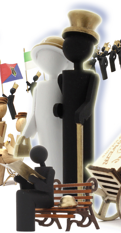 DAMASU Holzkunst Bastelset Kunstgewerbe Holzbausatz Bausatz Seiffen Erzgebirge Volkskunst erzgebirgische selber machen Engel Gründerzeitfiguren Bastelsatz Holzbastelset basteln