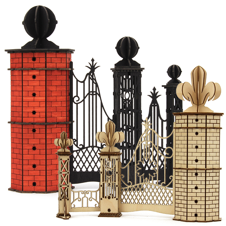 Zaun Sortiment, Modellbau, Bastelsatz, DAMASU, Erzgebirge, Holzkunst, selber bauen, Weihnachten, basteln, Seiffen
